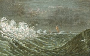 Tempête en mer